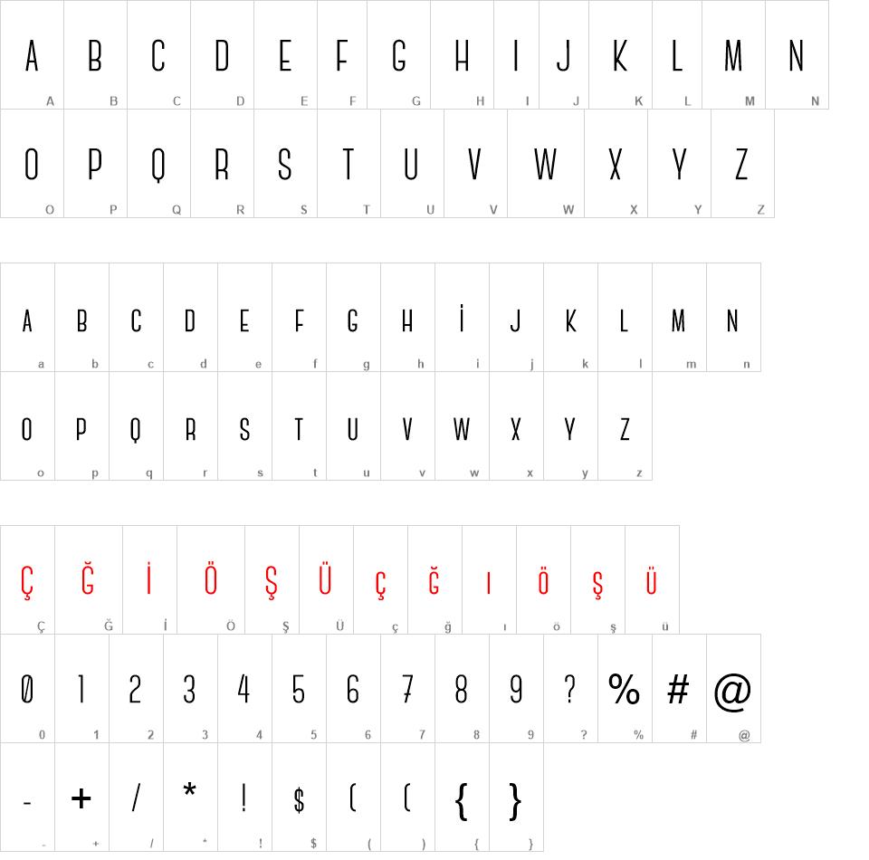 Canter font